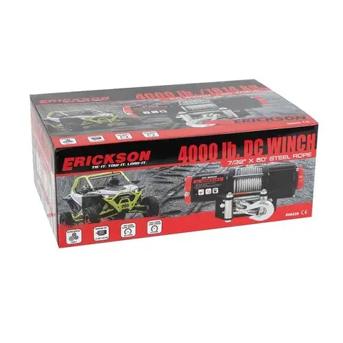 12V DC 40FT ELECTRIC WINCH 4000LB