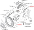 Wilwood auto part close-up