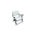 WISE 3367 OFFSHORE SERIES FOLDING DECK CHAIR WHITE