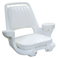 WISE 3367 OFFSHORE SERIES FOLDING DECK CHAIR WHITE