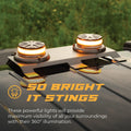 15C F150/F250/F350/F450 DUAL BEACON LED STROBES AMBER