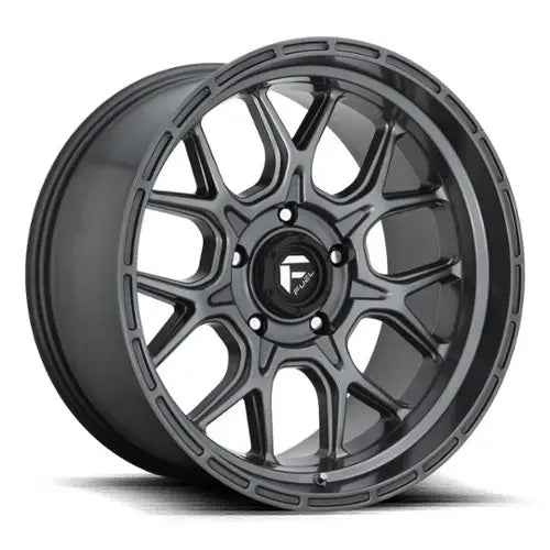 ~(34 lbs. 21X21X12)~ TECH 18x9 6x139.70 MATTE GUN METAL (-12 mm)