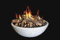 FIRE BOWL 39IN x 13IN (NATURAL GAS) WHITE
