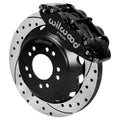 Wilwood Ford Mustang II Ford Narrow Superlite 6 Front Brake Kit w/ 12.88in Drill & Slot Rotor - Blk