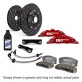 EBC Racing 01-07 Acura RSX Type S 2.0L Red Apollo-4 Calipers 330mm Rotors Front Big Brake Kit