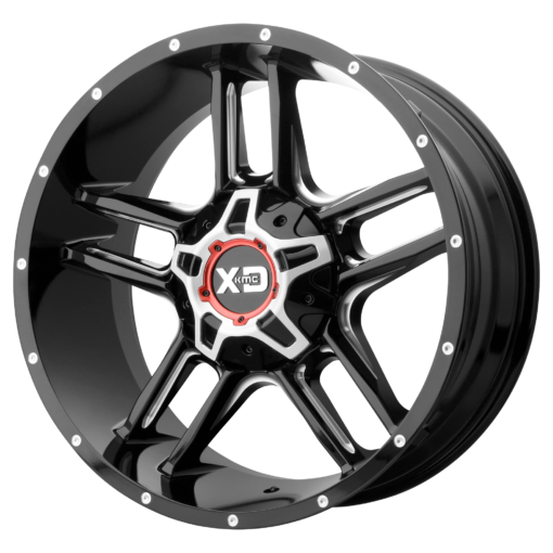 XD839 20X9 5X5.0/5.5 G-BLK MILL 18MM