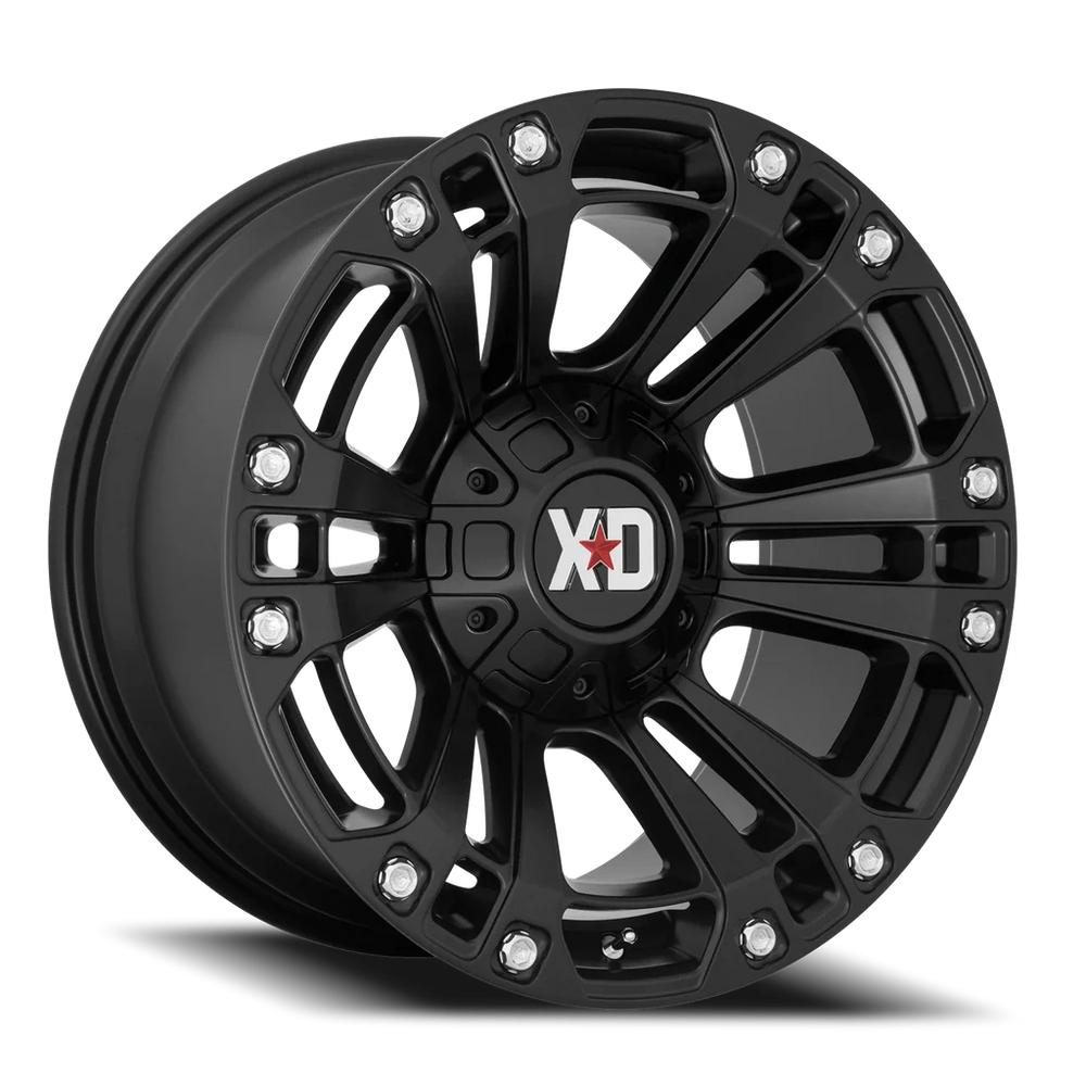 XD851 20x9 6x135.00/6x139.70 SATIN BLACK (0 mm)