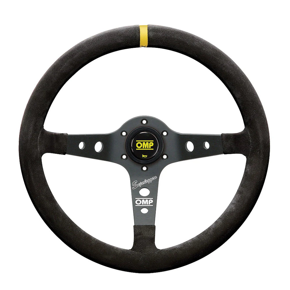 OMP Corsica SuperleggeroSuede Leather 350mm Diameter Steering Wheel Black
