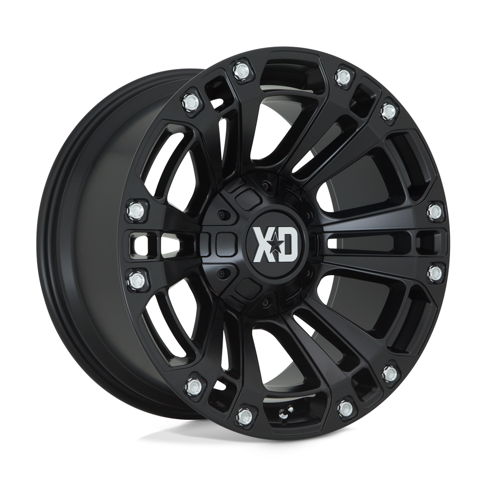 KMC Wheels black auto part