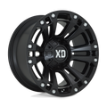 XD851 20x9 5x127.00/5x139.70 SATIN BLACK (0 mm)