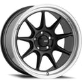 Konig Countergram 17x8 5x114.3 ET38 Matte Black / Matte Machined Lip
