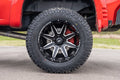 Rough Country 91 Series Milled One-Piece Gloss Black 20x12 6x5.5 -44mm