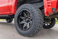 Rough Country 91 Series Milled One-Piece Gloss Black 20x12 6x5.5 -44mm