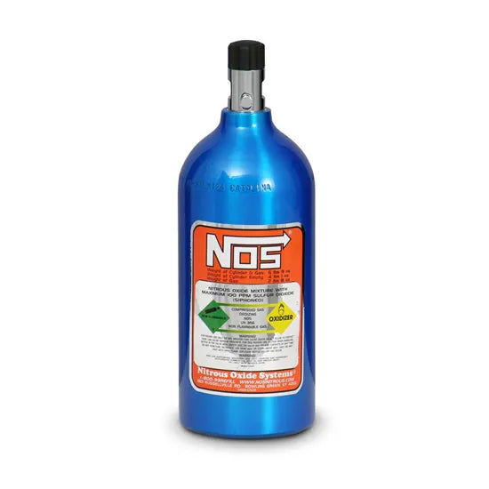 Nitrous Bottle 2.5 Lb Nitrous Bottle W/ Blue Finish & Mini Hi-Flo Valve NOS