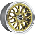 Rotiform R156 LSR Wheel 18x8.5 5x112 45 Offset - Matte Gold Machined
