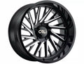 CALI OFF-ROAD PURGE 9114 GLOSS BLACK MILLED 20X10 5-150 -25MM 110MM