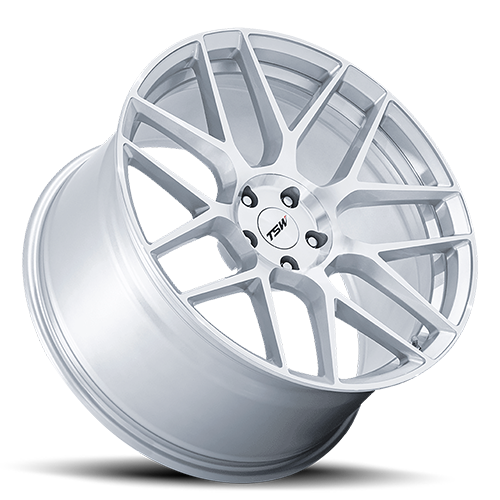 TSW TW002 17X8 5X100 G-SLV-MACH 35MM - TW002SD17805135