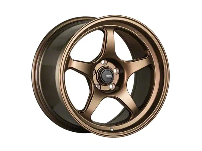 Konig Hyperspec 18x9.5A 5x114.3 ET25 Matte Bronze Wheel (Knurled Bead)