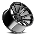 Torque Impact Gloss Black w/Milled Accents 20x9 6x5.5 -12mm