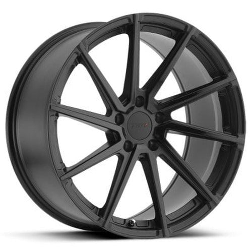 ~(26 lbs. 21X21X10)~ TSW WATKINS 19x8.5 5/112 ET32 CB72.1 DOUBLE BLACK - MATTE BLACK W/GLOSS BLACK FACE RIGHT