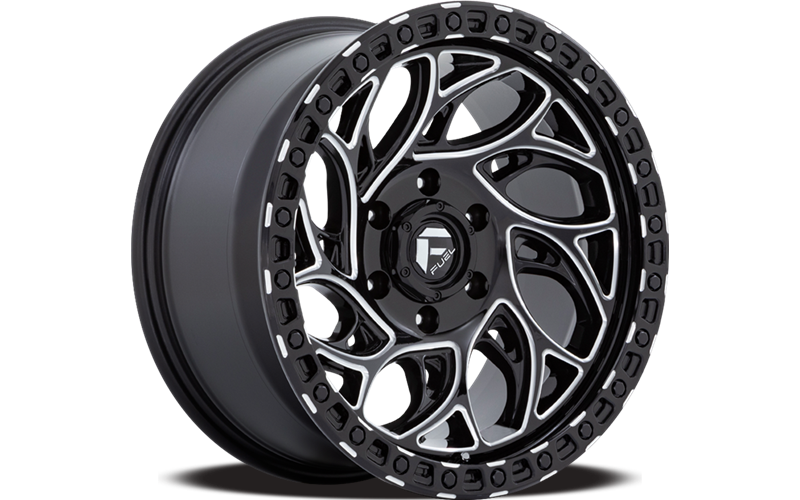 D840 17X9 6X120 G-BLK-MILL 1MM
