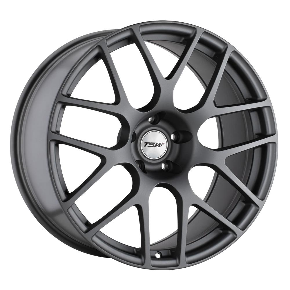 ~(45 lbs. 21X21X10)~ TSW NURBURGRING 19x8.0 5/100 ET35 CB72.1 MATTE GUNMETAL