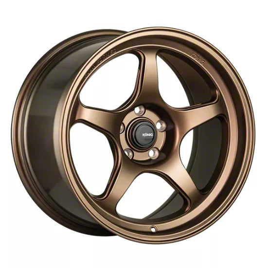 Konig Hyperspec 18x9.5A 5x120 ET40 Matte Bronze Wheel (Knurled Bead)