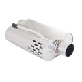 VAREX MUFFLER W/HIDDEN MOTOR3IN INLET/OUTLET OFFSET IN /CENTER OUT/OVAL BODY