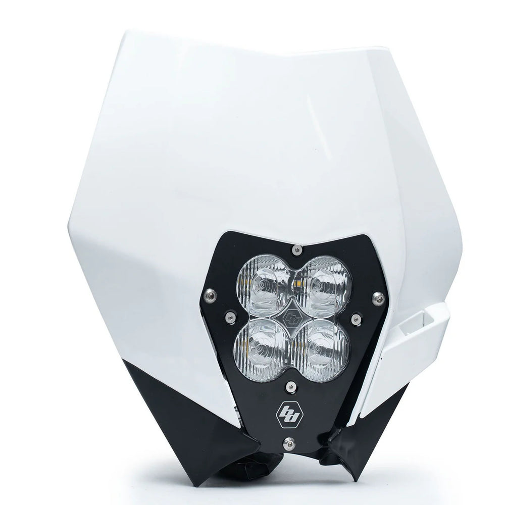 Baja Designs 08-13 KTM XL40 LED w/Headlight Shell Light Kit Trail Lens - Clear
