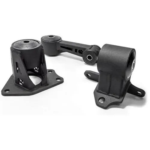 Innovative 09-13 Honda FIT/JAZZ L-Series Black Steel Mounts 95A Bushings