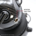 Rugged Radios AlphaBass Carbon Fiber Headset for STEREO and OFFROAD Intercoms Behind The Head