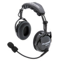 Rugged Radios AlphaBass Carbon Fiber Headset for STEREO and OFFROAD Intercoms Behind The Head