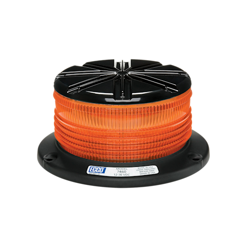 LED BEACON: PROFILE 1236VDC CLEAR LENS AMBER ILLUMINATION