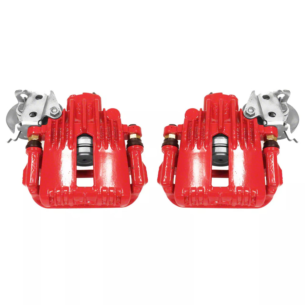 Power Stop 93-97 Chevrolet Camaro Rear Red Calipers w/Brackets - Pair