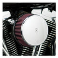 S&S Cycle 01-15 Fuel-Injected Softail Stealth Air Cleaner Kit w/ Chrome Teardrop Cover