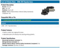 WINDOW LIFT MOTOR