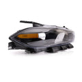 RH HEADLAMP LENS/HOUSING; XENON; BLACK TRIM; DART 1316