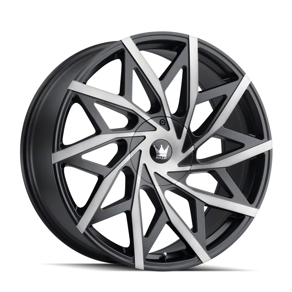 ~(38 lbs. 22X22X10)~ BIG EASY (372) MATTE BLACK W/DARK TINT 20X8.5 5-108/5-114.3 35mm 72.6mm