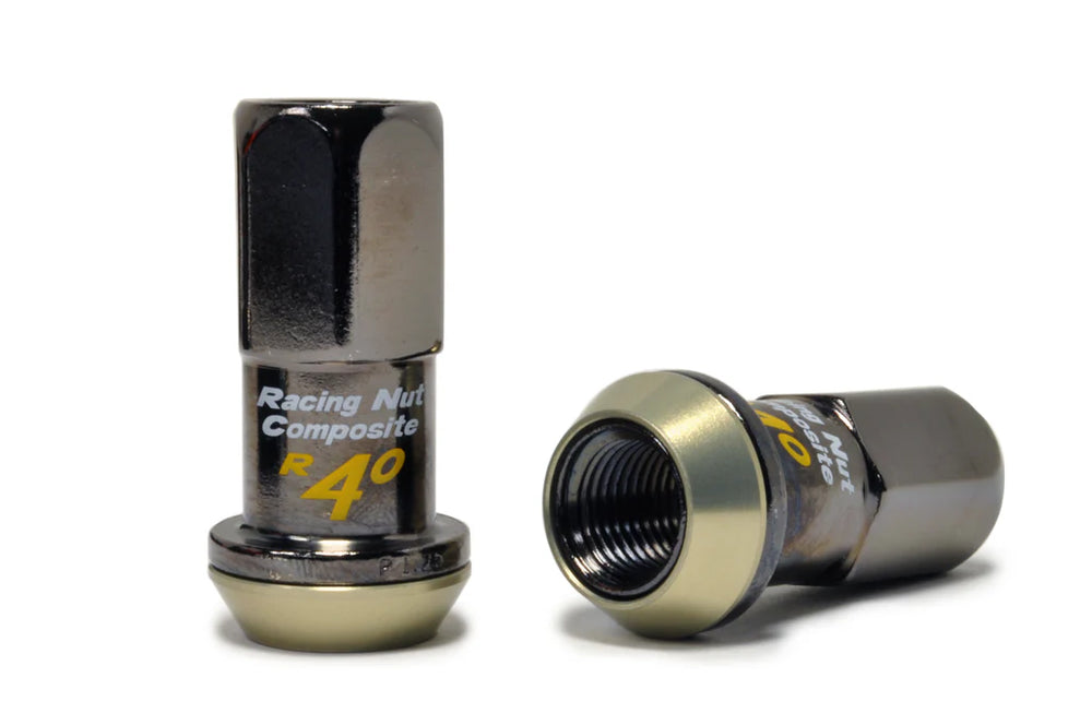 Project Kics 12x1.25 R40 Lug Nuts - Black (20 Pcs)