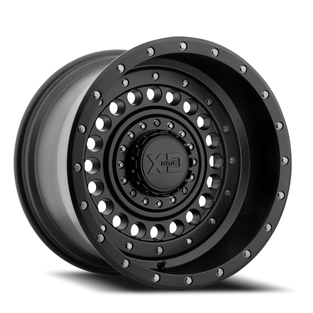 PANZER 17x9 8x165.10 SATIN BLACK (12 mm)