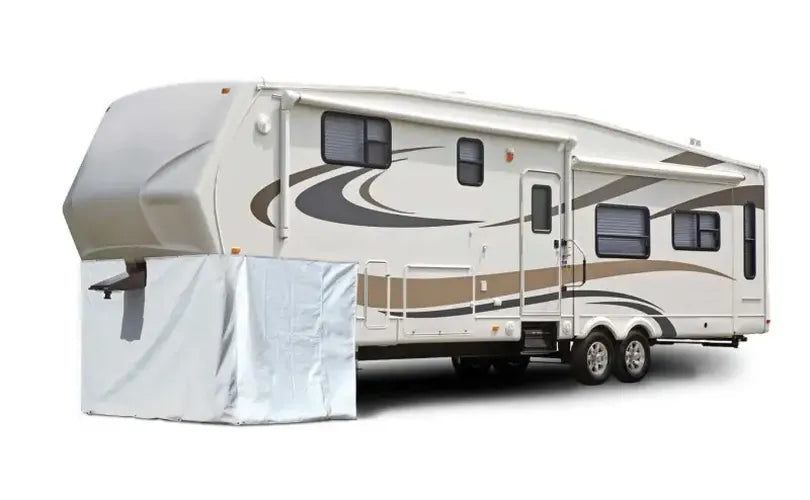 5TH WHEEL STORAGE SKIRT 64 IN X 296 IN POLAR WHITE VINYL