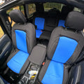 Covercraft 17-24 Nissan Armada Endura PrecisionFit Custom Third Row Seat Covers - Blue/Black