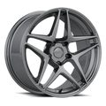 Aluminum Wheels 18x9 Astro K15G Gloss Gunmetal Gray 5x120 Bolt Pattern 22 Offset Kansei Wheels