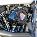 S&S Cycle 08-16 Touring/16-17 Softail Models Stealth Air Stinger Kit w/ Chrome Teardrop