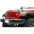 0717 WRANGLER/2018 WRANGLER JK SPORT SERIES MESH GRILLE BLACK(W/KEYHOLE FOR BOLT HOOD LOCK KIT)