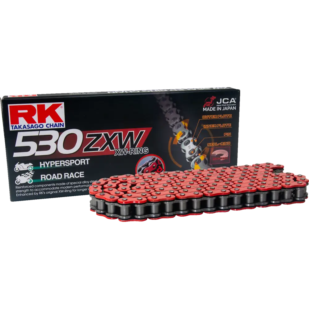 RK Chain RR530ZXW-150L XW-Ring - Red