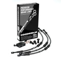Goodridge 14-17 Harley-Davidson FXDF/FXDL/S (w/ABS) Clear Front Brake Line w/Black Fitting