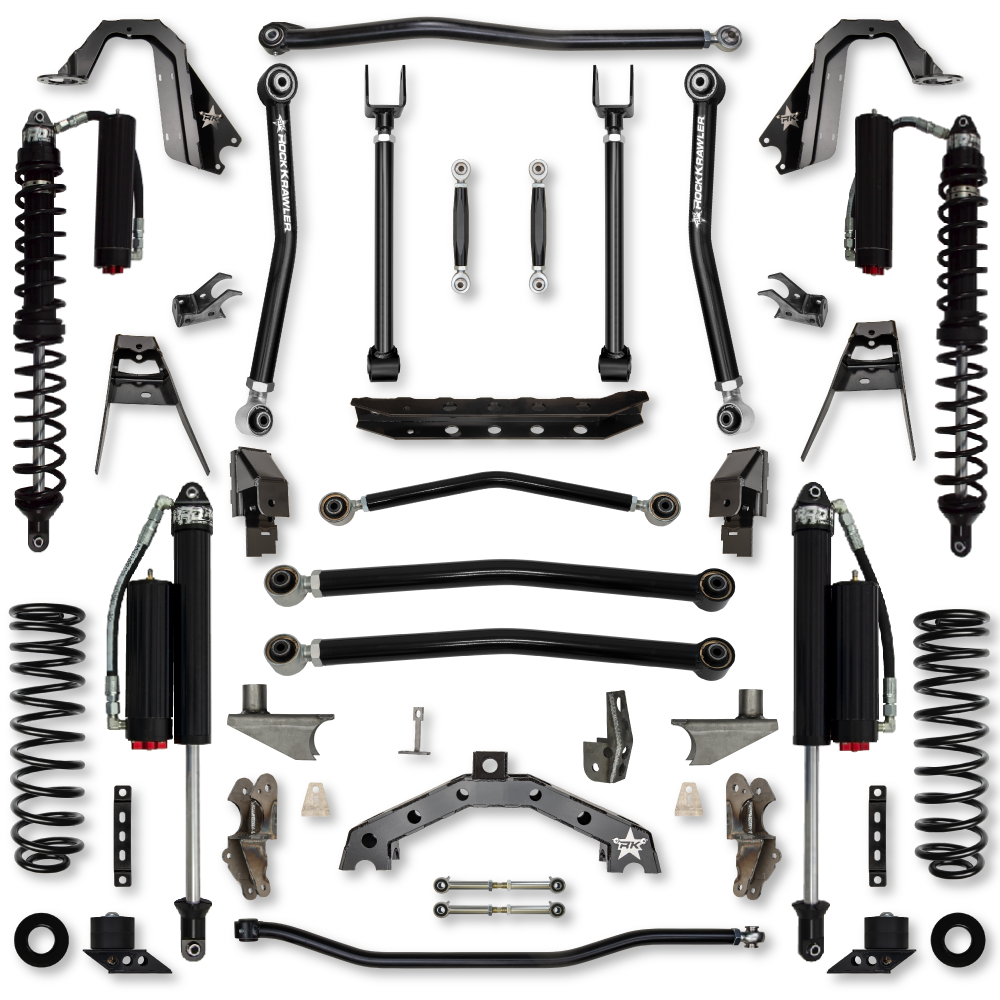 18C WRANGLER 2DR 4.5IN TREX NO LIMITS HYBRID C/O SYS W/6IN REAR STRETCH & FAST CD ADJ FRONT/REAR