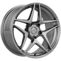 Kansei K15G Astro 18x8.5in / 5x112 BP / 35mm Offset / 66.56mm  Bore - Gunmetal