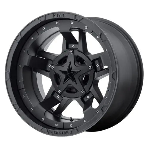 KMC Wheels black auto part